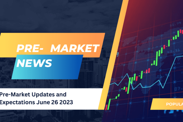 Pre-Market Updates and Expectations June 26 2023